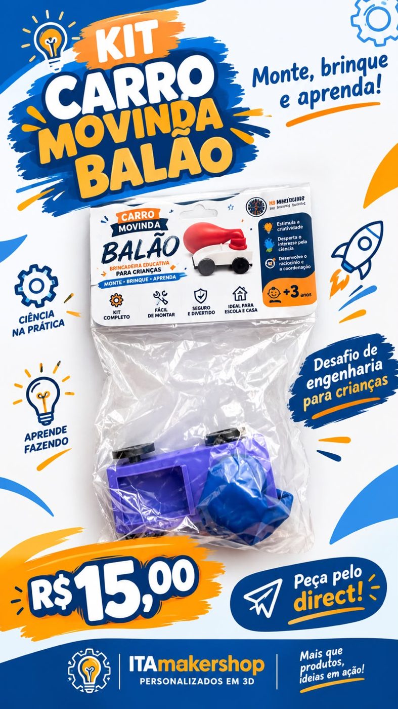 Kit Carro Movido a Balão