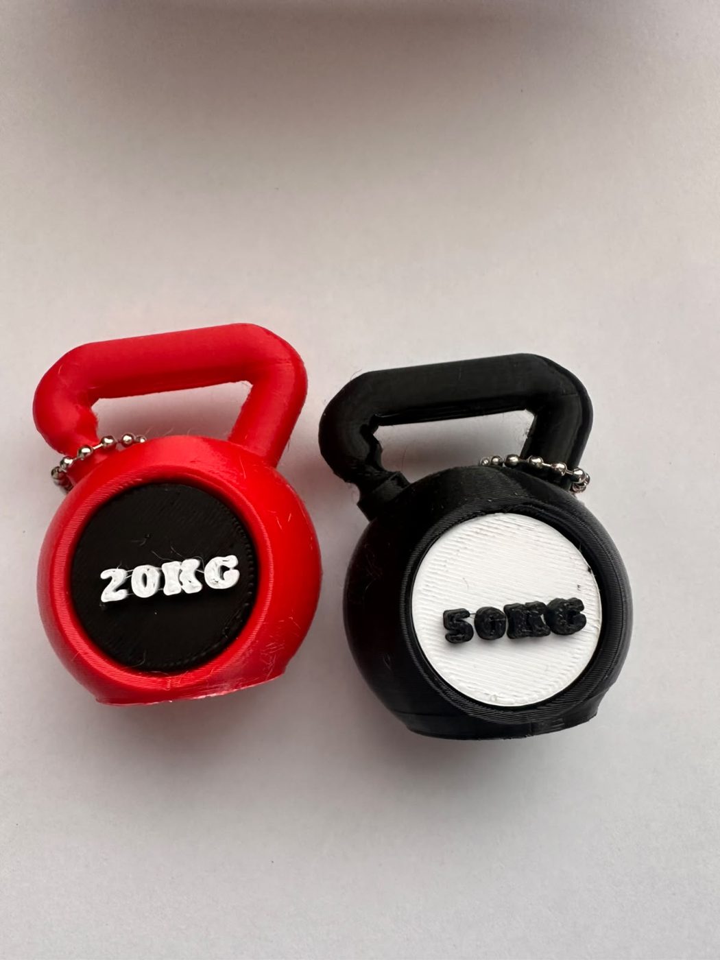 Chaveiros Mini Kettlebells 20kg